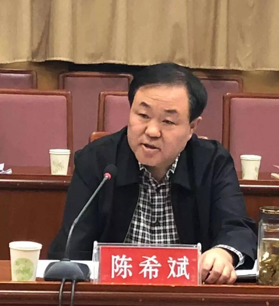 市委书记主动投案1个月后,市委原副秘书长,办公厅原主任被查_陈希斌