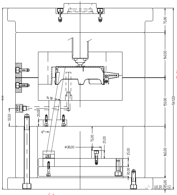 pcb导向板模具图