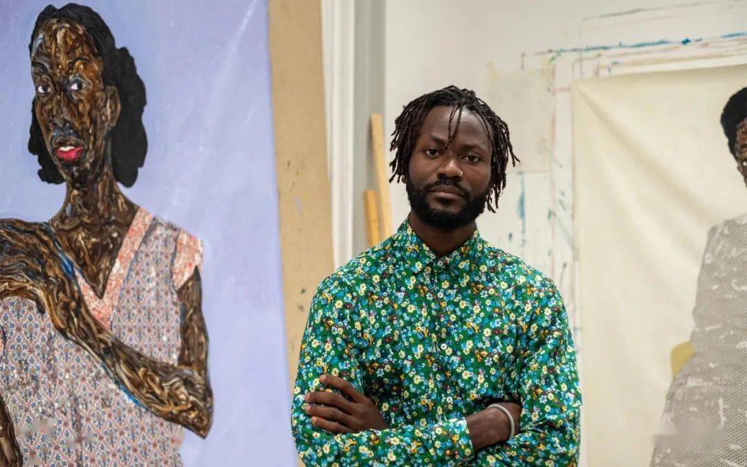 正如他创作中的"黑人侨民"(black diaspora)系列一样,这些肖像画挑战