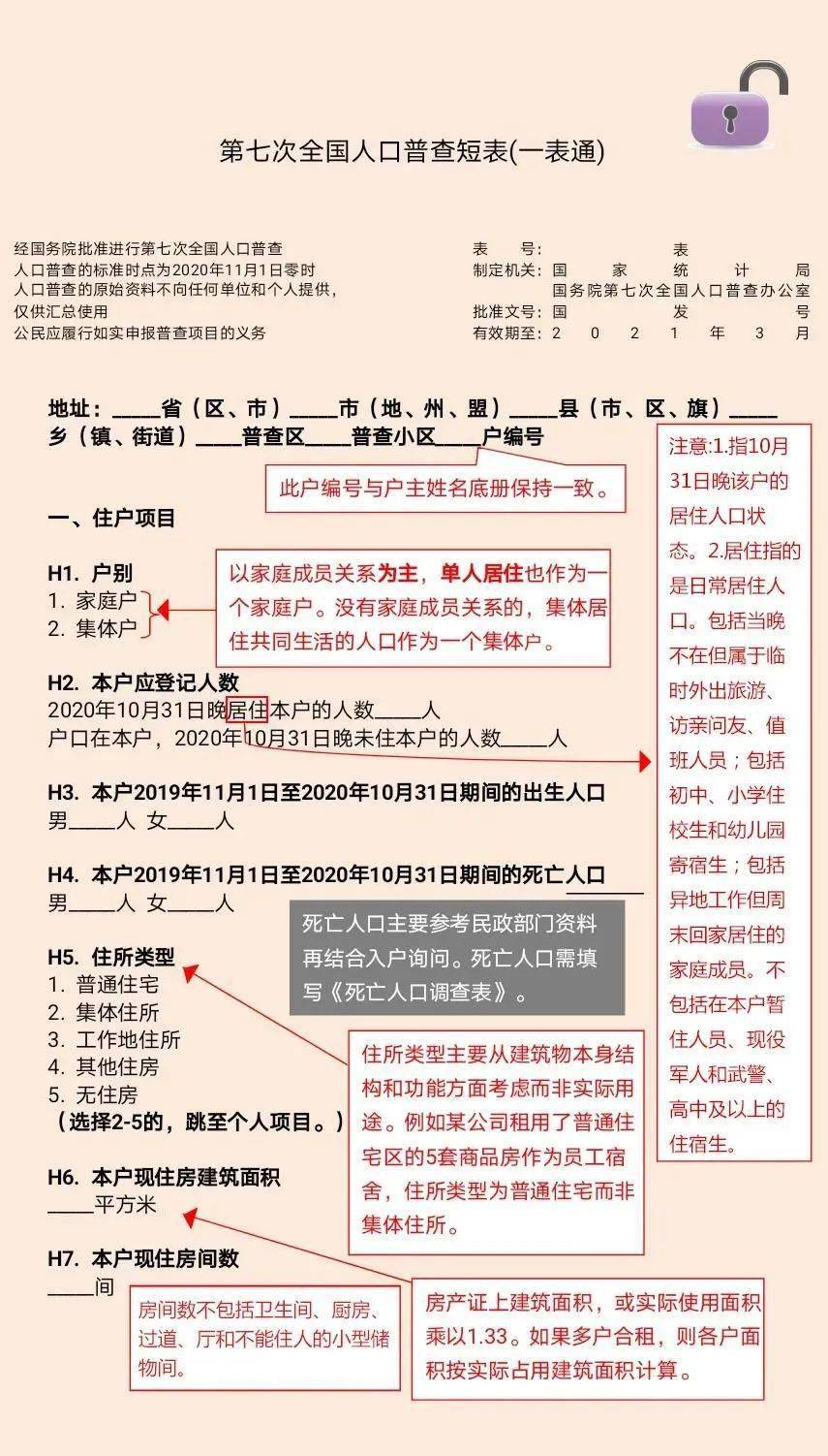 第七次人口短表_第七次人口普查长表