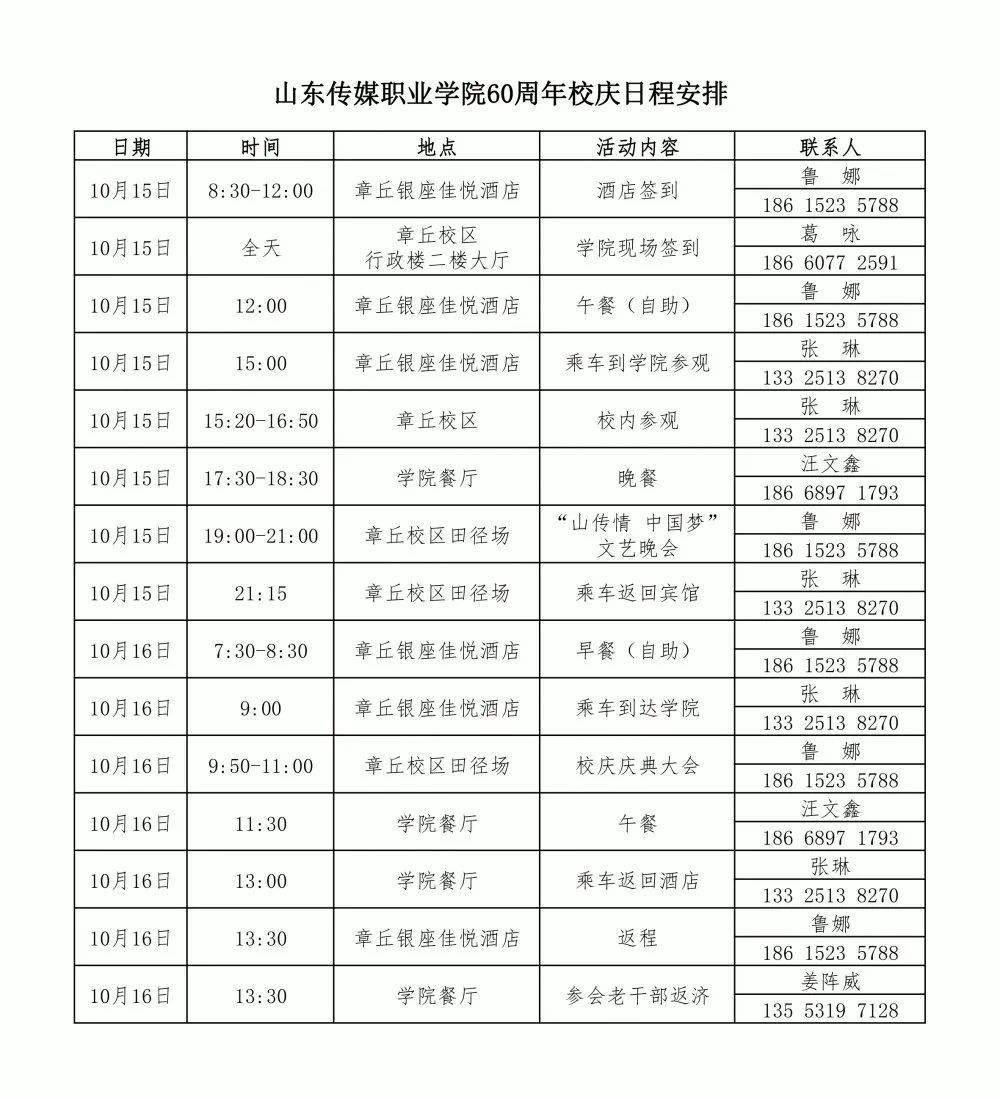 云开体育app下载|
山东传媒职业学院60周年校庆通告 （第三号）