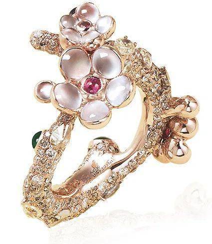 作品|设计师联盟再登拍场|萍君，用珠宝作画的设计师