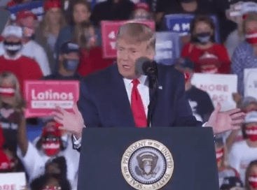 特朗普：“要是输了，我可能离开美国”