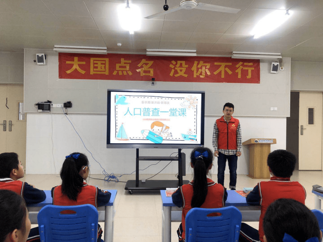 人口普查宣传一堂课活动_人口普查一堂课手抄报(2)