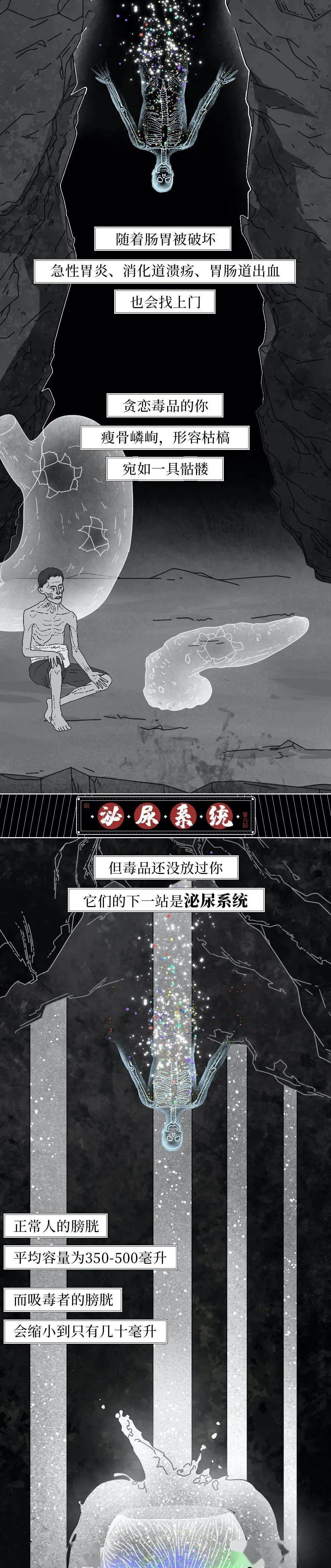 毒品摧毁身体全过程曝光!