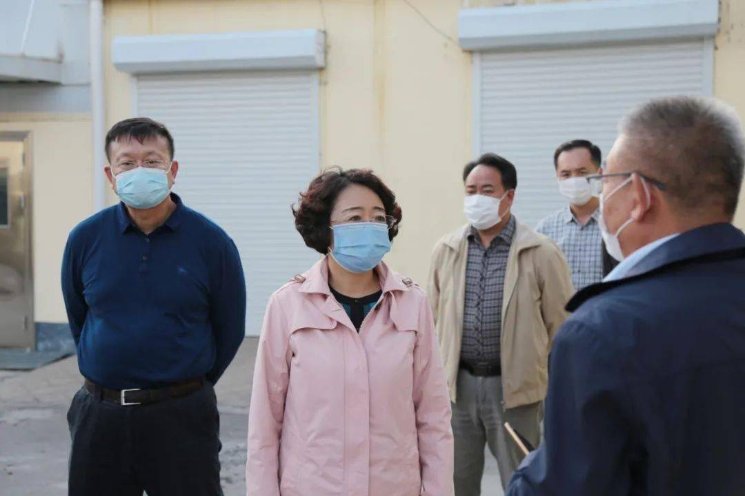 区委书记祁小青实地督导冷链企业疫情防控工作