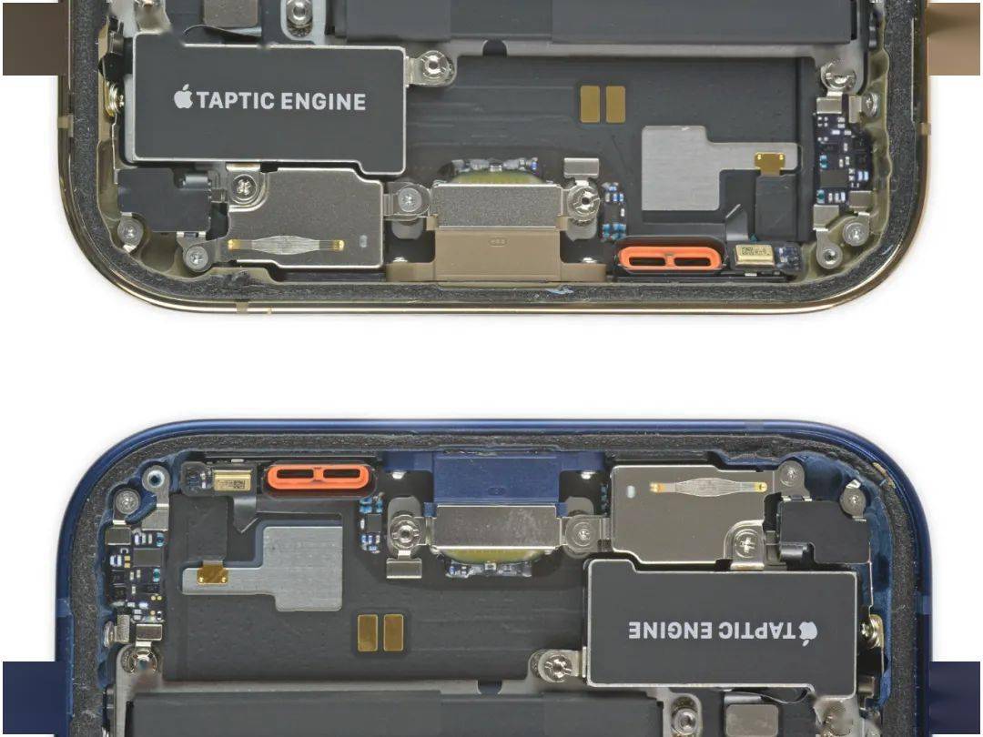 【拆机】iphone12/pro详细拆解图来了 马达比11有缩减