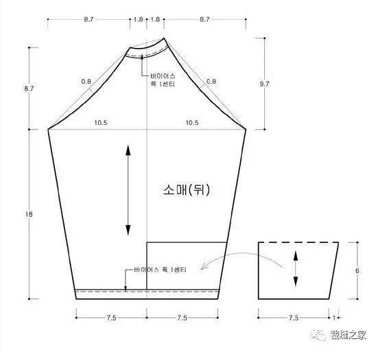 五款带袜子的婴儿衣服裁剪图