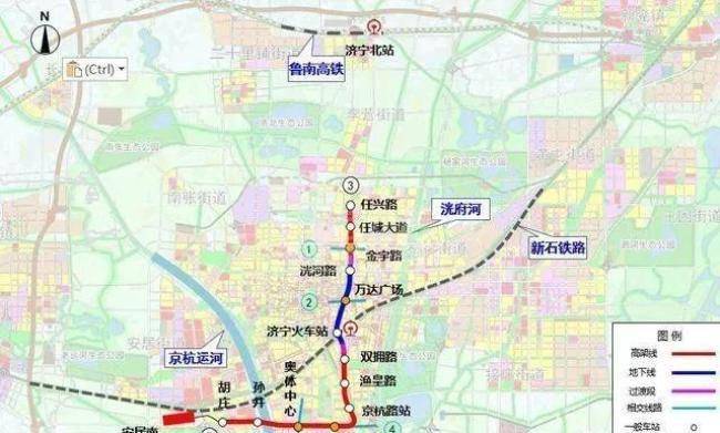 济宁地铁轨道交通推进建设!线路,范围.