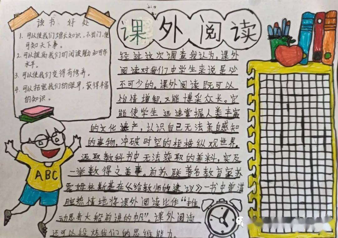 铜仁市第二十九小学开展"书香伴我成长,阅读成就未来"读书手抄报比赛