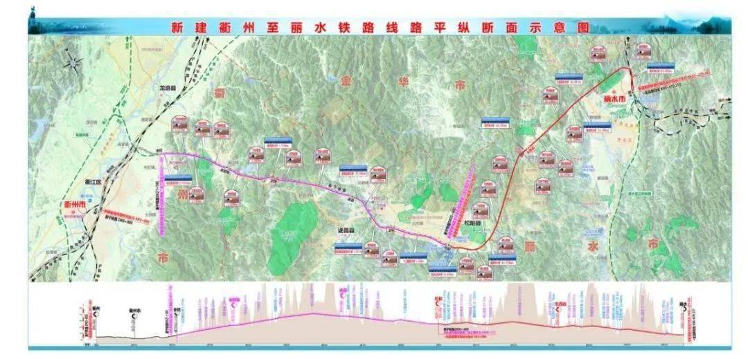 近日,省发展改革委批复衢丽铁路松阳至丽水段初步设计.