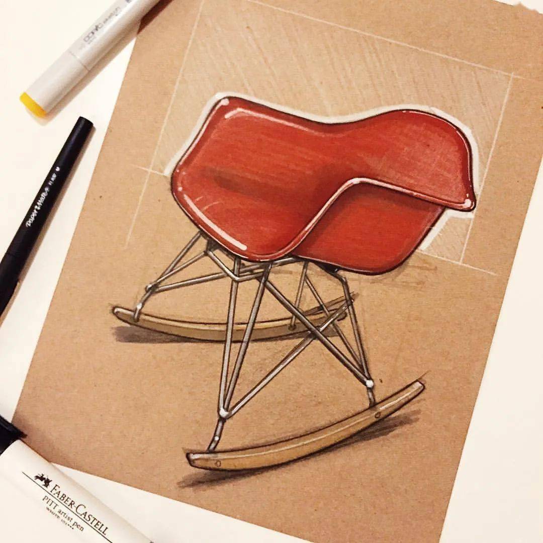 设计扫盲篇—学设计的怎么能不知道这些椅子?(下)「手绘564day」