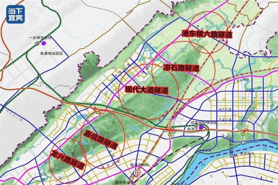 三江新区又迎来五个隧道建设 具体位置在哪里呢  我们一起去看看