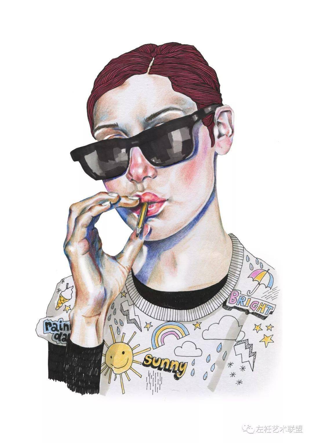 辅导|时装画探索 | Aysha Miah-Edwards不喜欢“美人”，只喜欢“怪人”