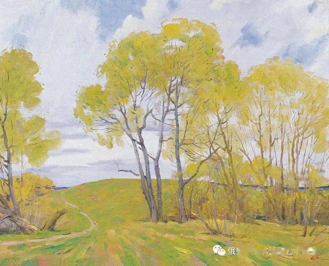 俄罗斯著名风景画家库兹米乔夫·弗拉基米尔被人尊称为"诗人画家"