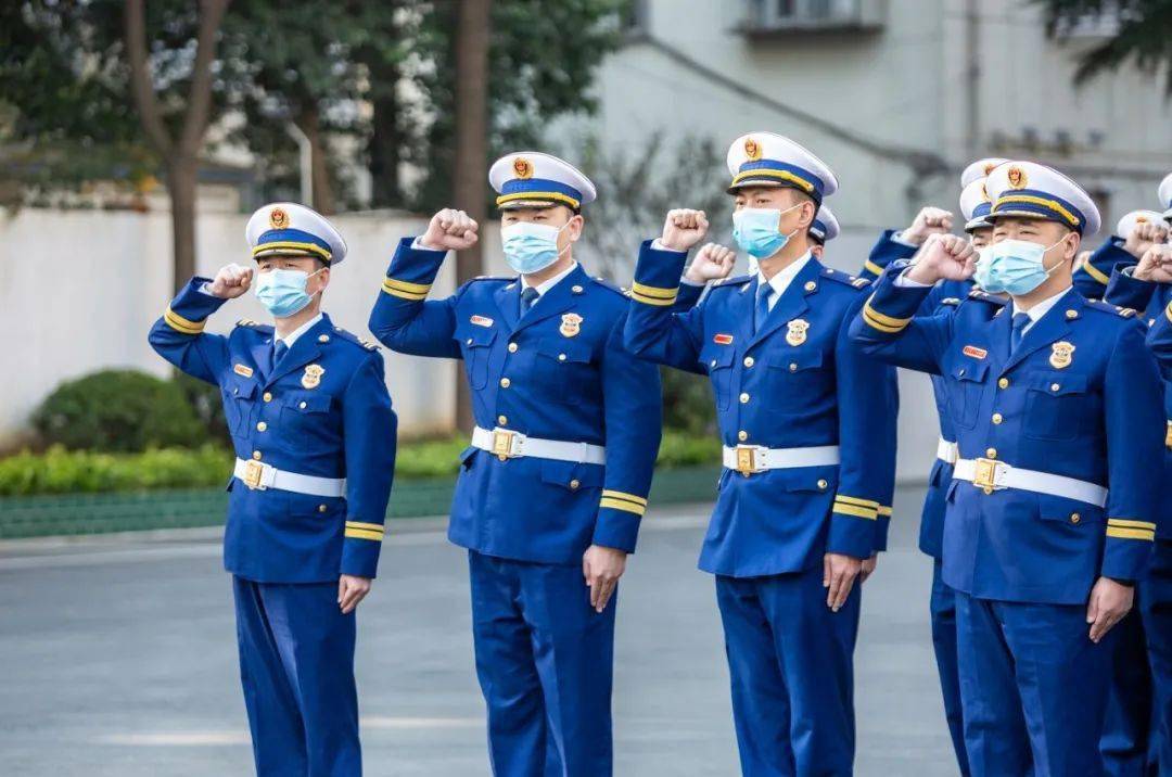 支队政治委员刘自龙出席活动,支队机关,勤务站以及特勤二站全体指战员
