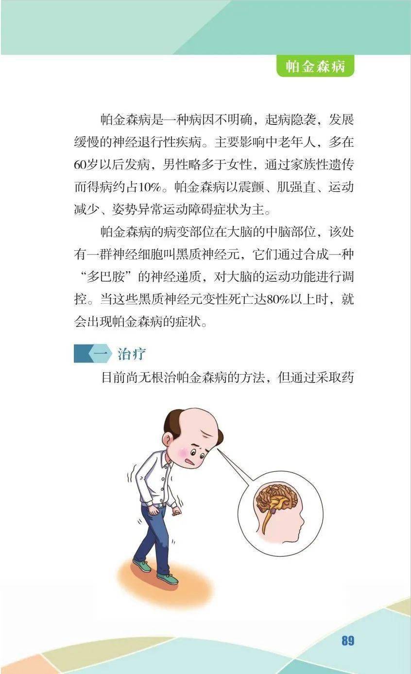 【图文知识】帕金森病防治知识