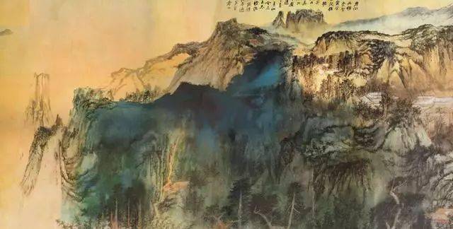 赏画| 张大千《庐山图》_内江