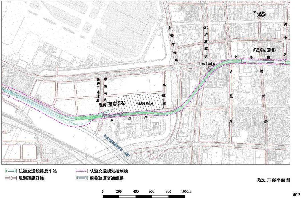 银都路拟设站点!轨交嘉闵线公示来啦!_规划