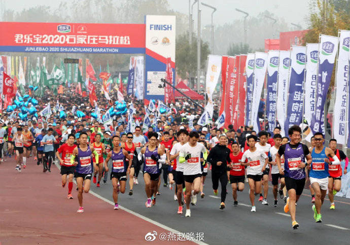 石家庄|刚刚，3000人奔跑在石家庄“母亲河”畔，这场面太像画！