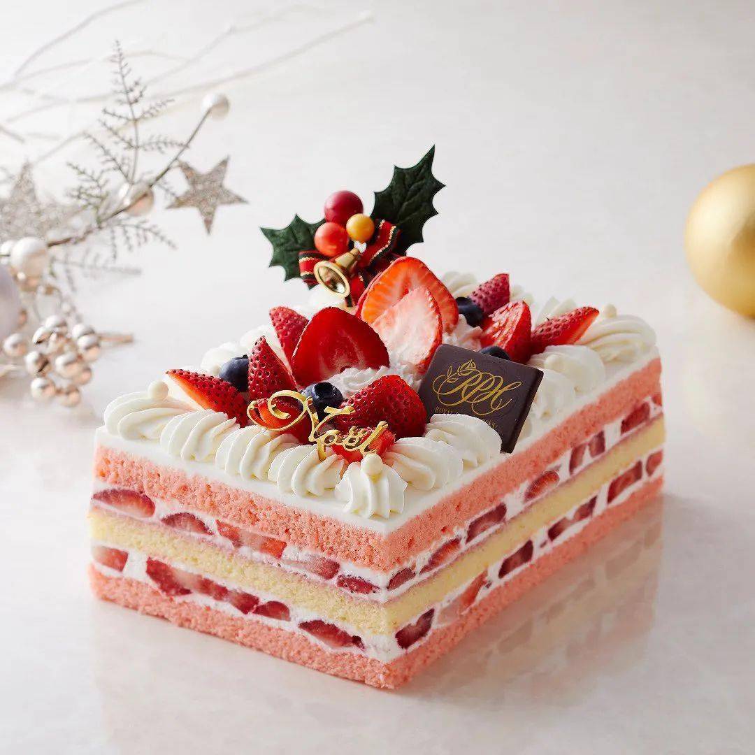 日本圣诞蛋糕的经典款鲜奶草莓蛋糕 | 微博日本