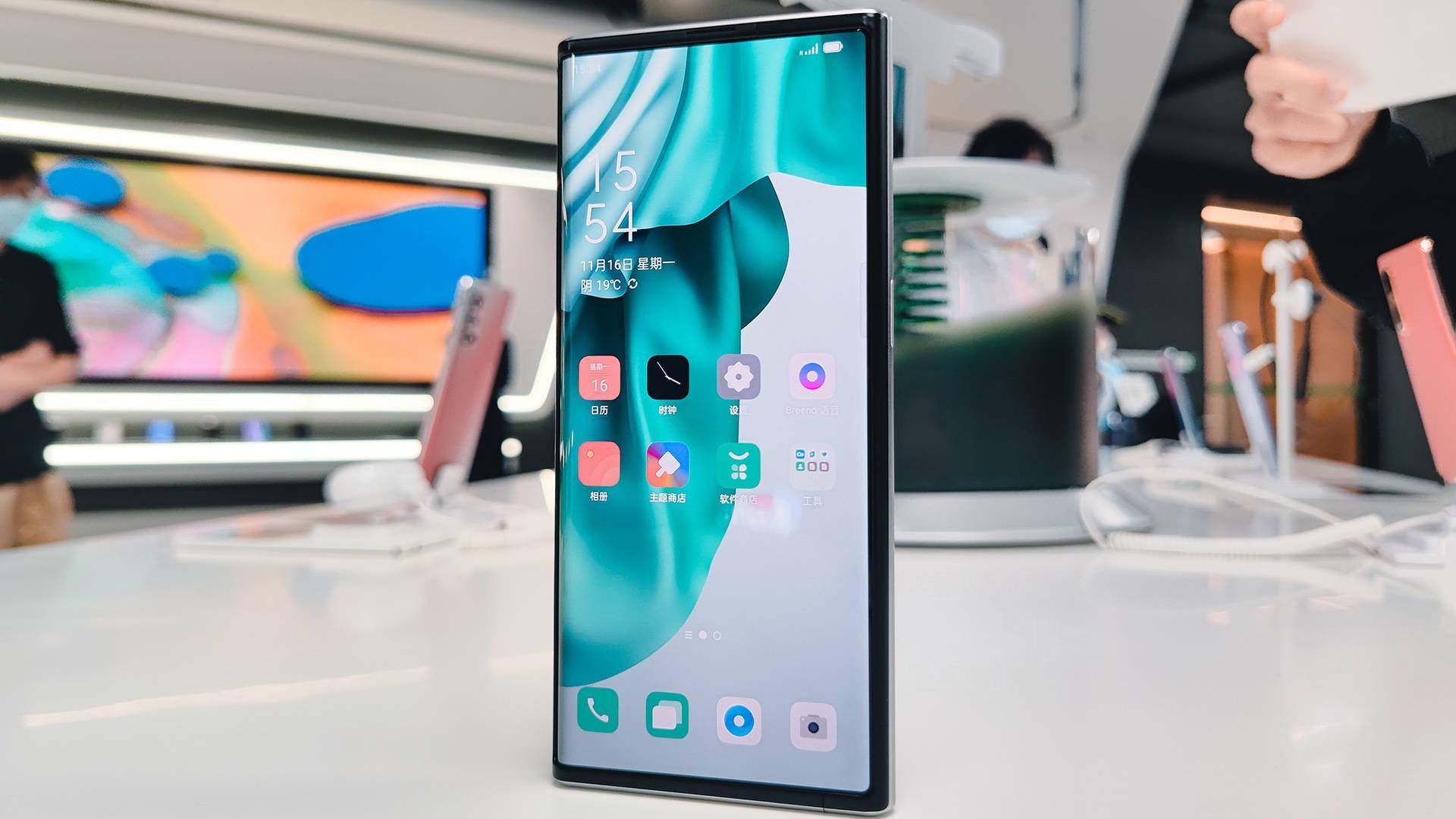 oppo x 2021卷轴屏概念机图赏
