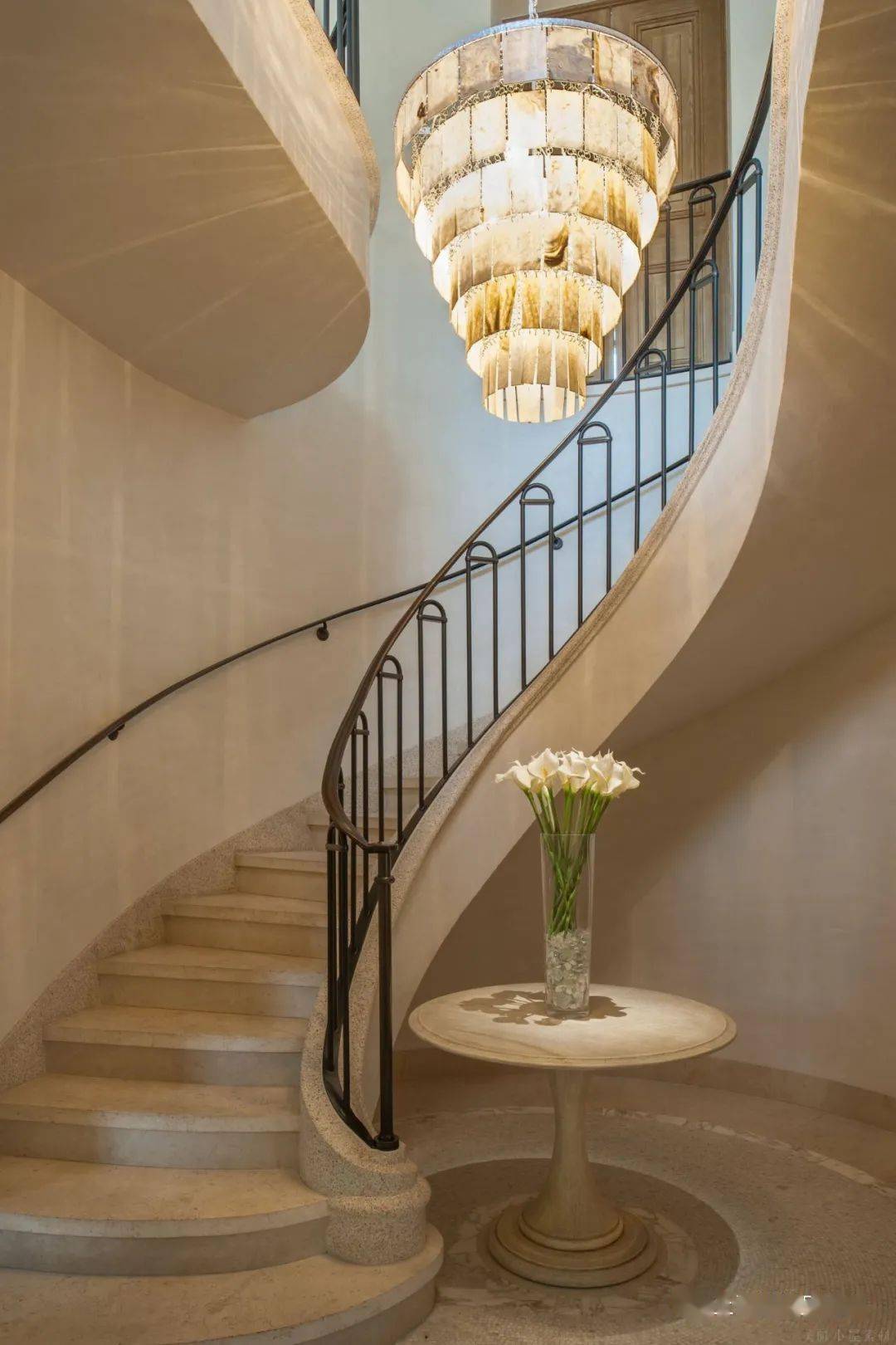 上海楼梯展 | 40款弧形楼梯设计案例，分享它的美吧！！！！_大宅
