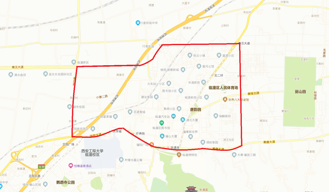 临潼区实施工作日机动车限行通告