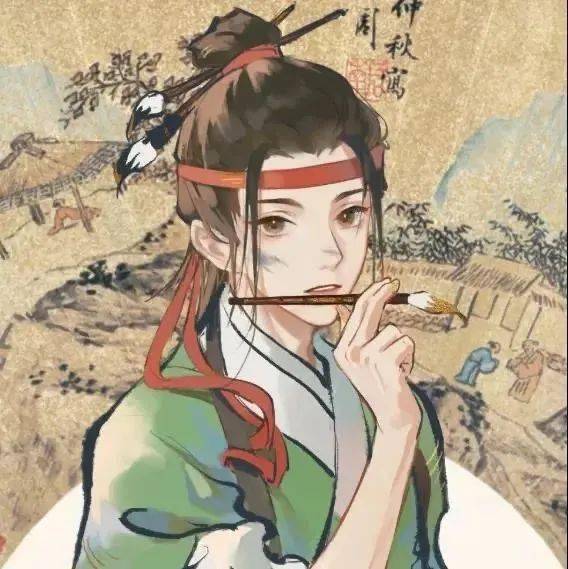 超惊艳的古风美男头像