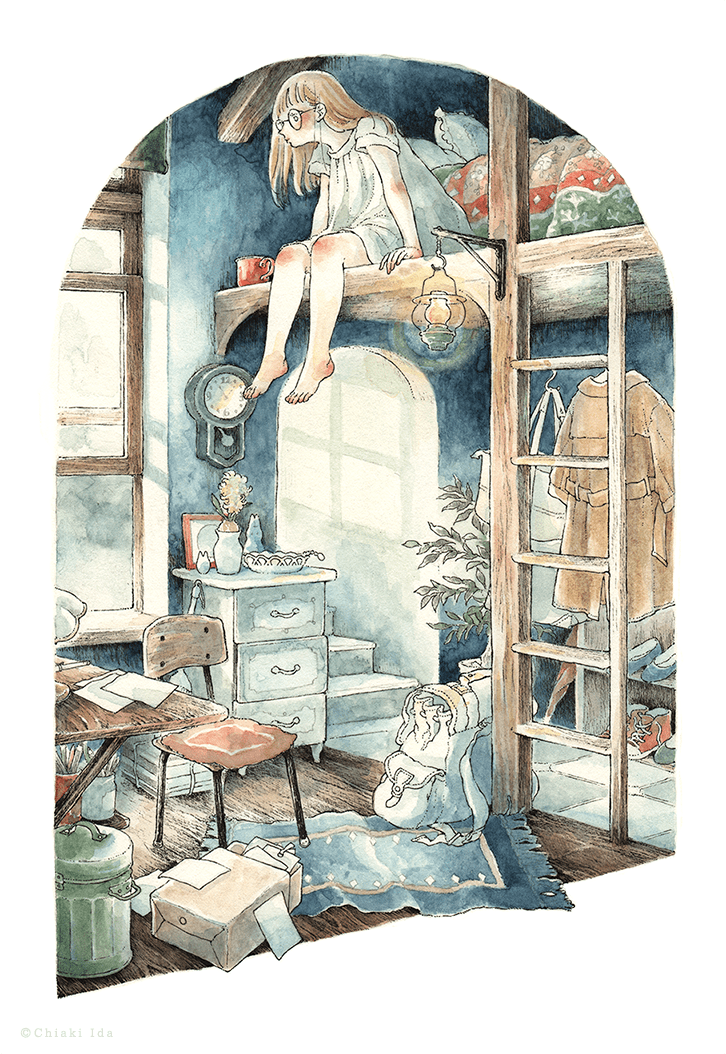 画师推荐】水彩绘本风格！井田千秋の插画作品集！_搜狐网