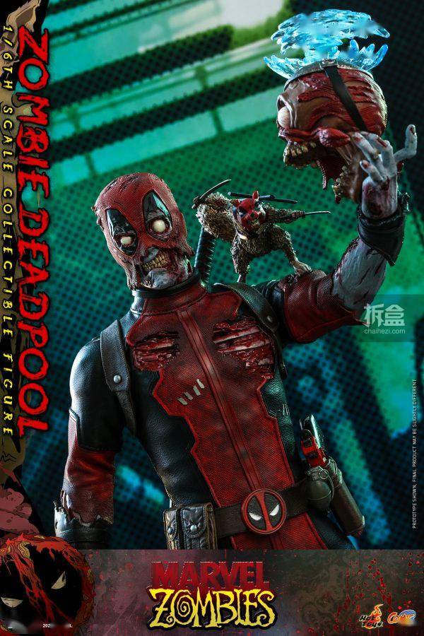 hottoys ht 漫威丧尸 丧尸死侍 zombie deadpool 可动人偶