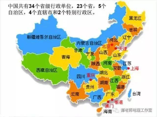 中国15个邻国 与中国隔海相望的6个邻国 中国的行政区划 中国各省简称