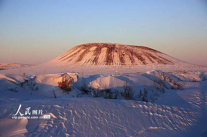 脱贫攻坚|乌兰察布察哈尔右翼后旗古火山初雪