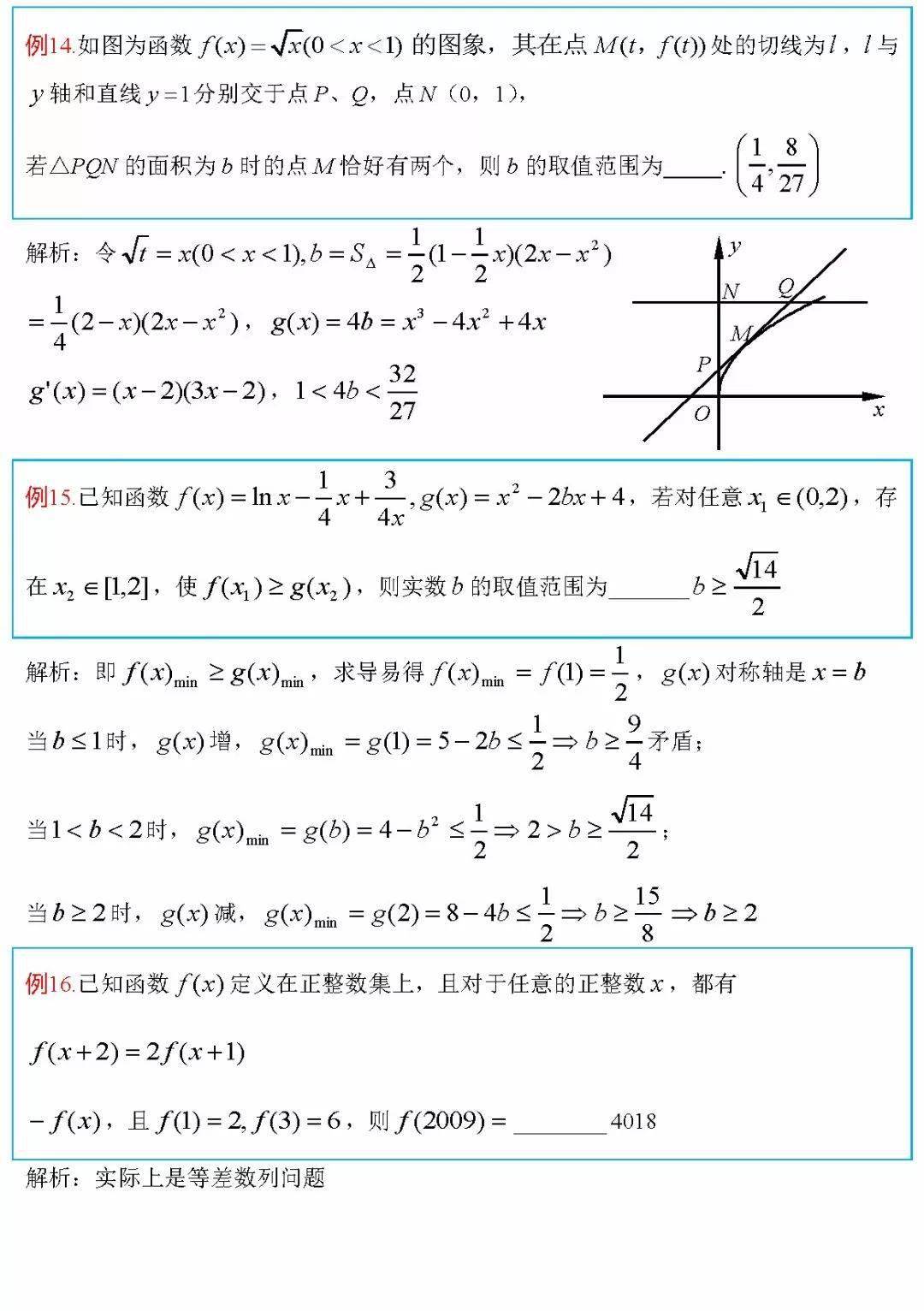 函数|你要来试试吗？高中数学丨越做越起劲的100道高中数学函数类压轴题