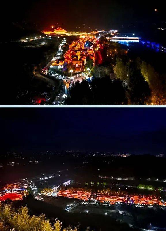 庆都峰峦美如画,唐尧夜景名四方 打造中国最先进的科技与古朴灯光