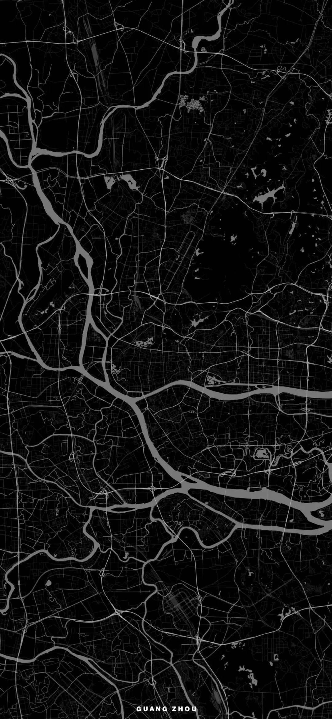 超高清iphone城市地图壁纸
