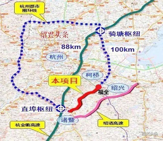 投资161亿元绍兴又一高速公路开工兰亭福全成为最大赢家