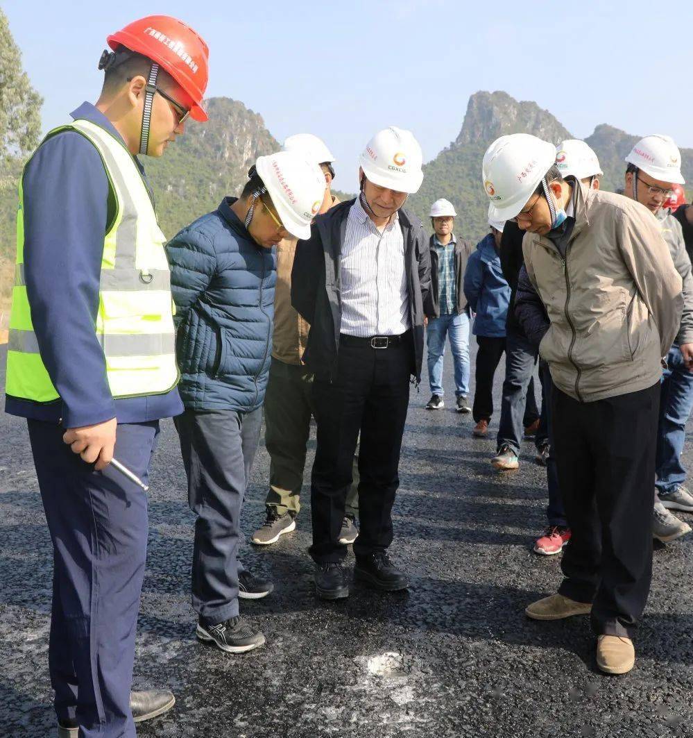 集团公司总经理王劼耘到高速公路项目调研