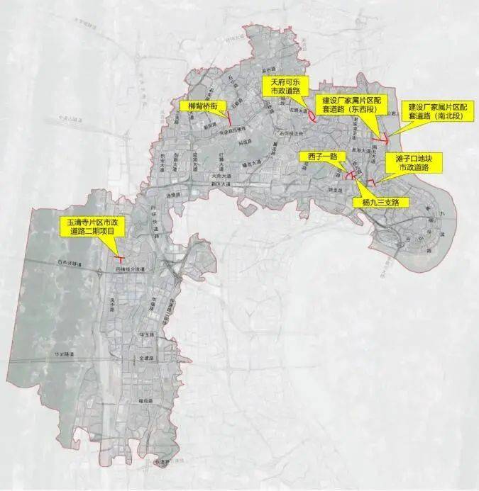 其中,实验二小新校区周边配套道路2条,为建设厂家