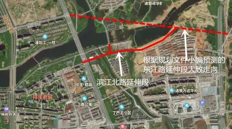 诸暨市区又一条新路,这一带方便了.