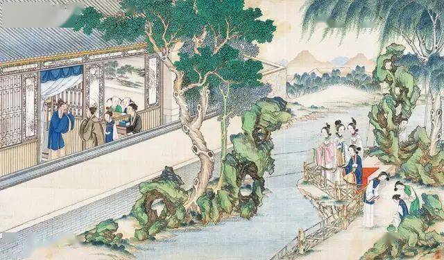 清代手绘《红楼梦》 全彩100张 值得珍藏