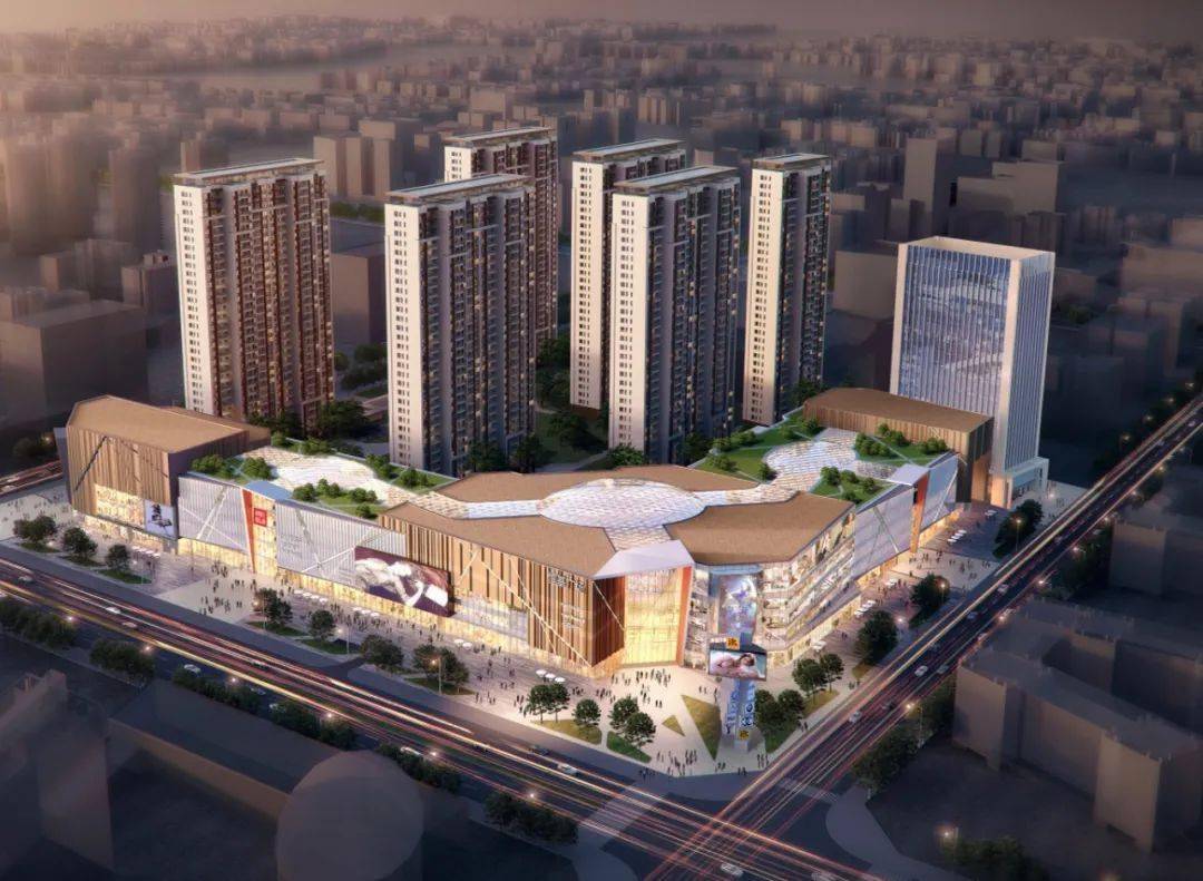 灌南恒基广场项目效果图本次合作的灌南恒基广场总建筑面积33万平米