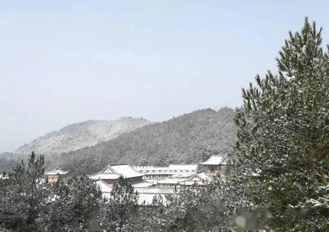 天台山"最仙"雪景图——此景只应天上有, 岂知身在桐柏宫?