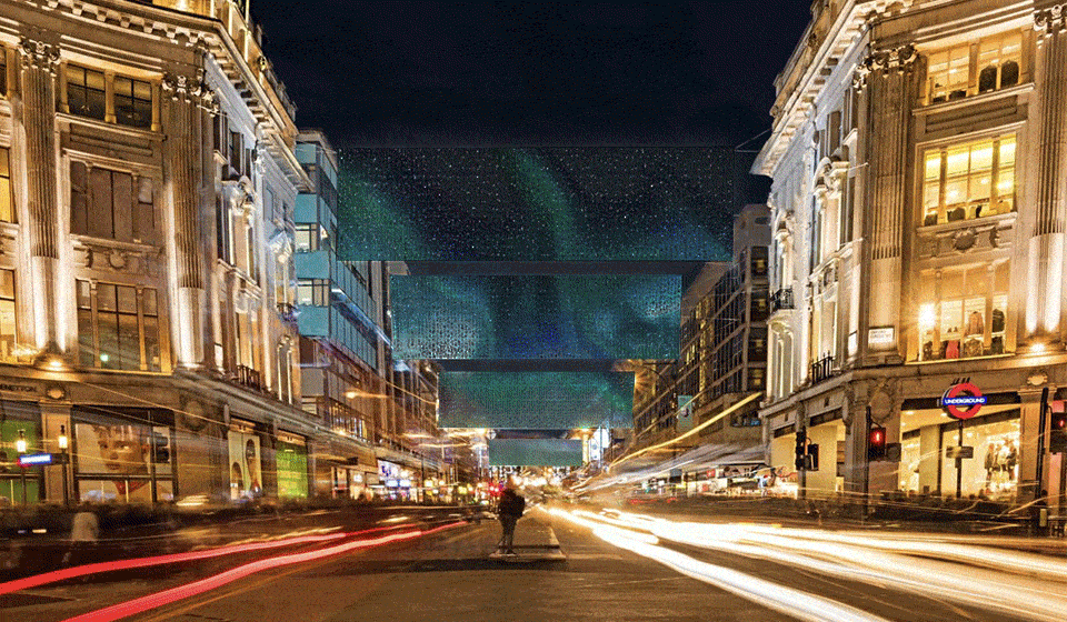 因为它们有些藏在商店里, 有些藏在街道角落里, 它们就是圣诞期间各