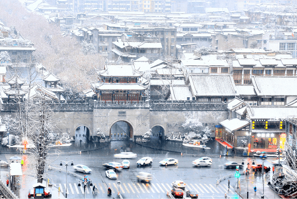 如此美妙的都江堰雪景你见过吗？