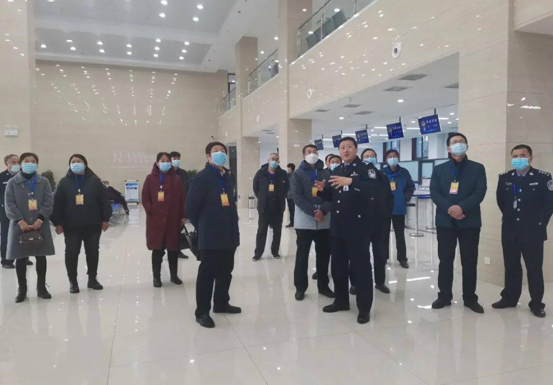 市政协到市公安局交警大队车管所新址视察