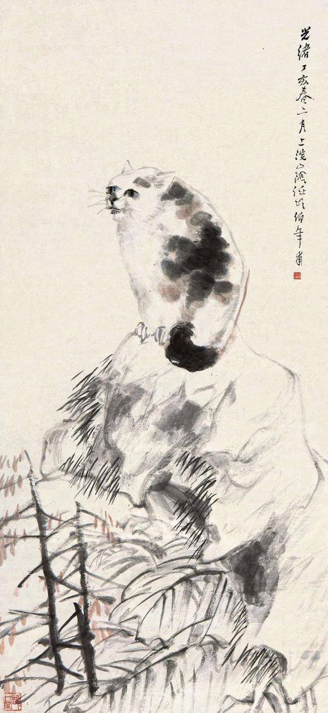雅赏| 任伯年画猫,好萌