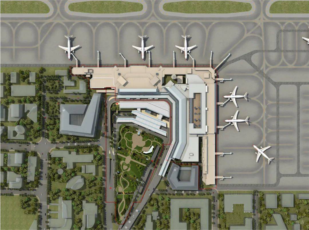 建筑| 上海虹桥机场t1航站楼改造及交通中心工程