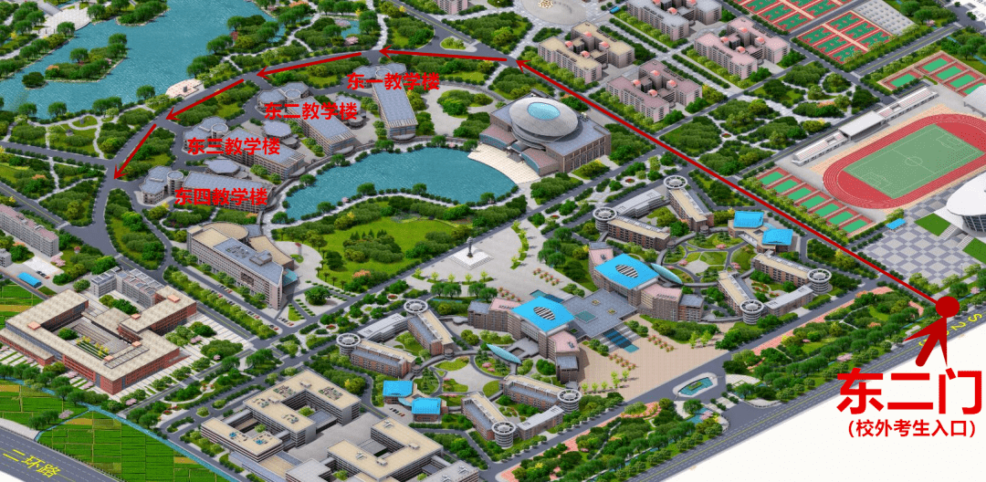 西南科技大学 考点 平面示意图