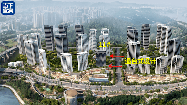 270°观江!赠送高达40㎡左右,宜宾江景神户型,临港和南岸,怎么选?